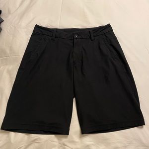 Lululemon mens black dress shorts